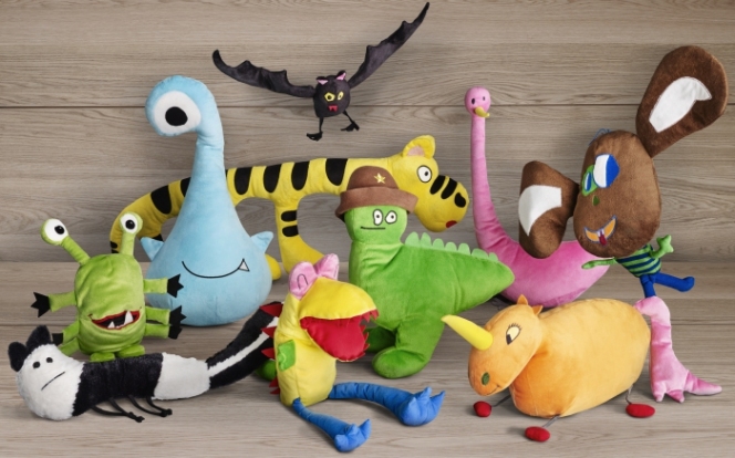 Jucariile de plus create de copii au ajuns in magazinul IKEA pentru a sustine educatia
