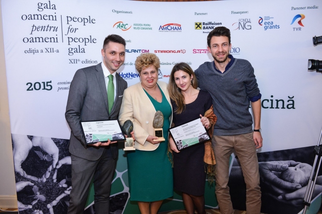 HOSPICE Casa Sperantei, premiata de doua ori la Gala Oameni pentru Oameni