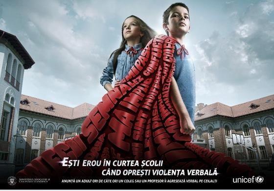 Esti erou in curtea scolii cand opresti violenta verbala