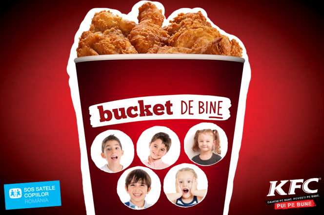 Rezultatele campaniei KFC - „Bucket de bine”: 50.000 de euro si o noua casa sponsorizata la SOS Satele Copiilor Romania