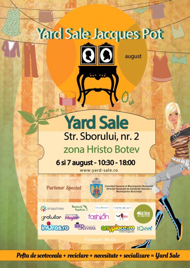 Yard Sale de August la Jacques Pot