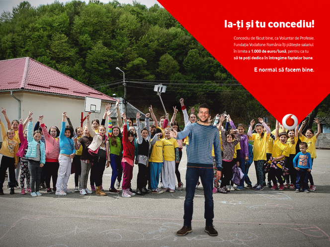 Șase specialiști pot deveni „voluntari de profesie” cu venituri asigurate de Fundația Vodafone România
