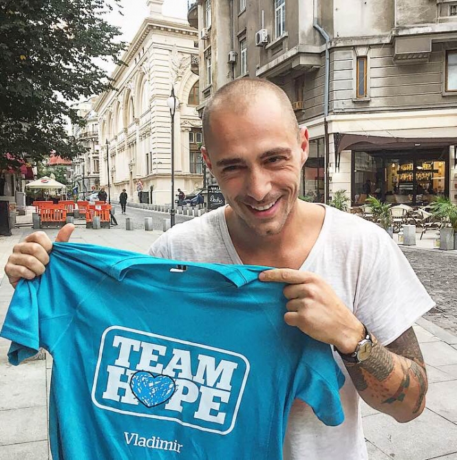 Vladimir Drăghia va alerga pentru copiii sprijiniți de Hope and Homes for Children la Maratonul Internațional București
