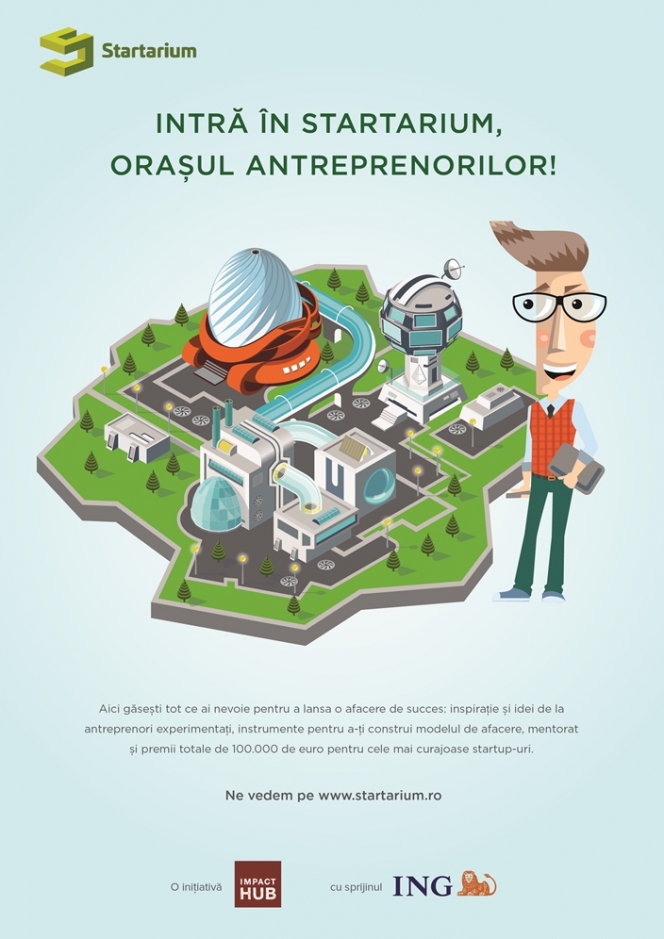 S-a lansat Startarium, orașul antreprenorilor - 100.000 de Euro oferiți în cadrul Startarium Pitch Day