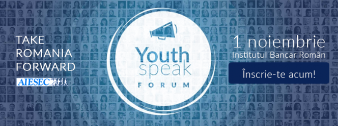 Fă-ți vocea auzită la YouthSpeak Forum