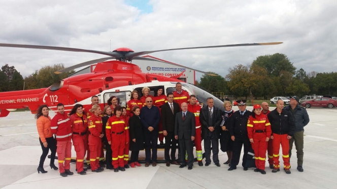 Inaugurarea bazei aeromedicale SMURD Constanţa