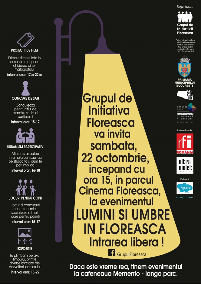 Eveniment cultural pentru bucureşteni organizat de Grupul de Iniţiativă Floreasca