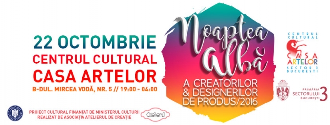 O noapte culturală, o noapte albă: Noaptea albă a creatorilor și designerilor de produs