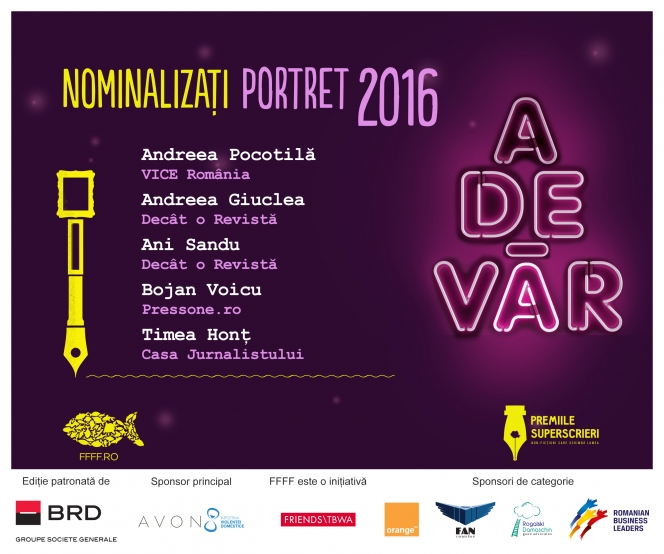 Cititorii pot vota materialul preferat din cele 27 nominalizate la Superscrieri 2016