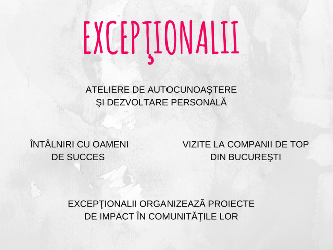 Înscrie-te la Excepţionalii 2017 – povestea adolescenţilor care vor schimba România cu puterea minţii lor