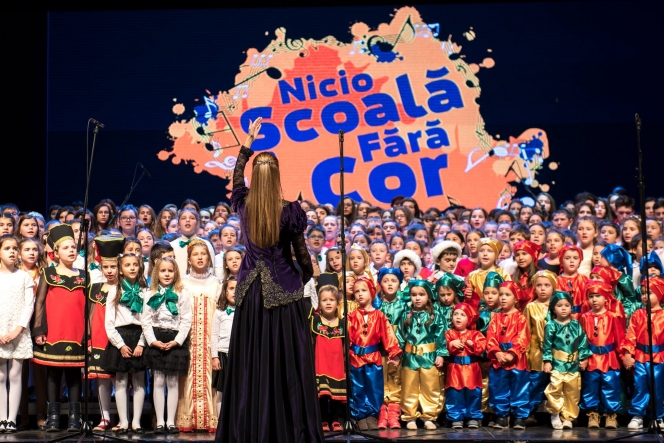 Peste 450 de copii au cântat împreună la Gala “Nicio Școală Fără Cor” din cadrul Festivalului Corurilor Școlare