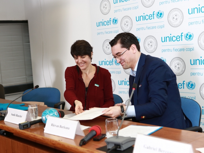 FRF și UNICEF în România își unesc forțele pentru copii