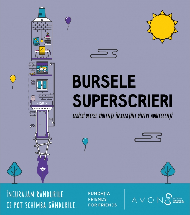 Bursele Superscrieri/Avon: căutăm jurnaliști care să documenteze violența în cuplurile de adolescenți