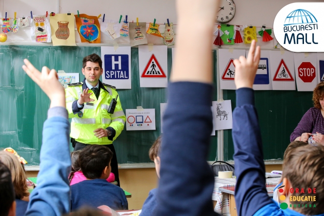 București Mall susține “Ora de educație rutieră”