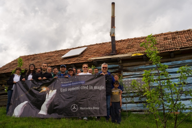 Mercedes-Benz Financial Services și Asociația Free Miorița aduc ”Lumină pentru Bucovina”