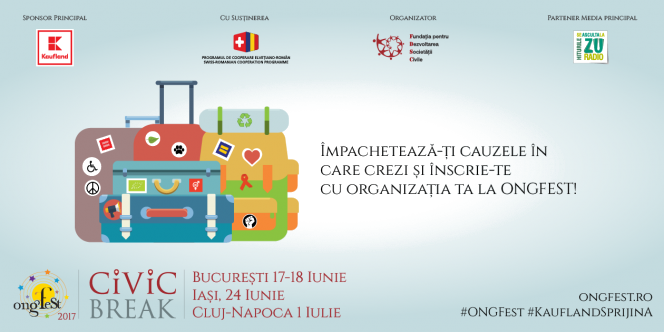 ONGFest București // Împachetează cauzele în care crezi și înscrie-te la ONGFest București!