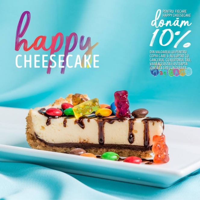 Mai aproape de MagiCamp cu fiecare Happy Cheesecake