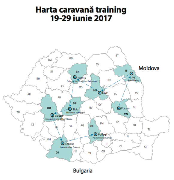 Opt sesiuni regionale de formare în sprijinul profesorilor și al copiilor din comunități defavorizate din România