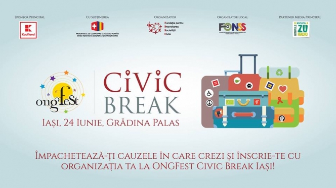 Iașiul pleacă în ONGFest Civic Break