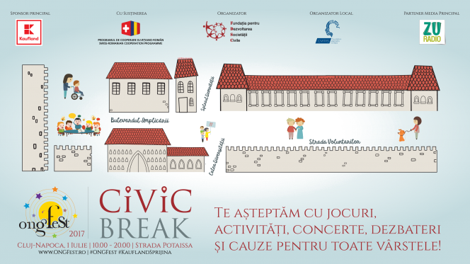 Clujenii pleacă în ONGFest Civic Break
