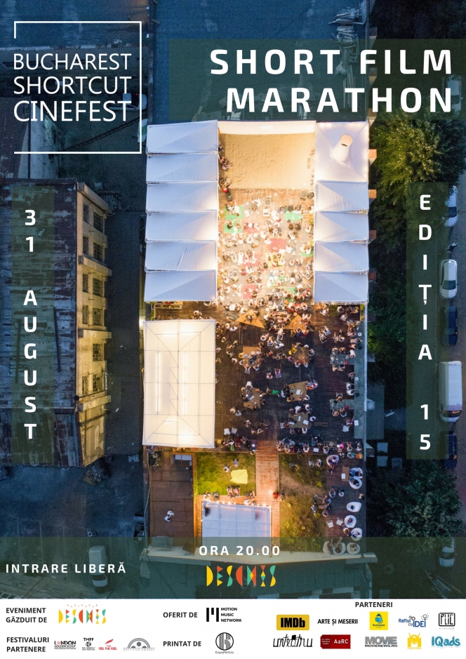 Rooftop cinema: Bucharest ShortCut Cinefest // ediția a XV-a