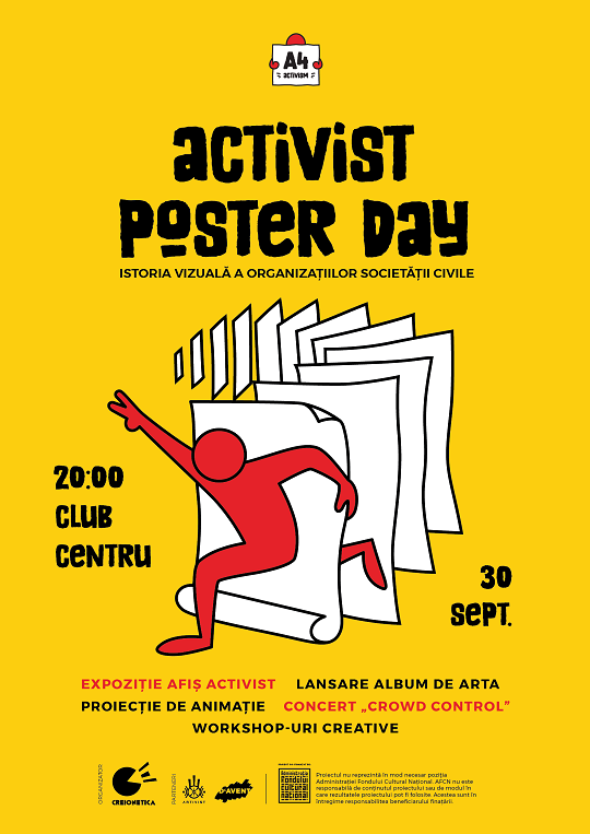Activist Poster Day // O Zi dedicată Societății Civile