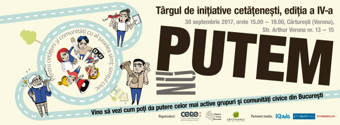Târgul de iniţiative cetăţeneşti se desfăşoară sâmbătă, 30 septembrie