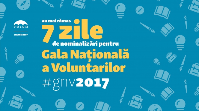 Nu rata înscrierile pentru Gala Națională a Voluntarilor 2017