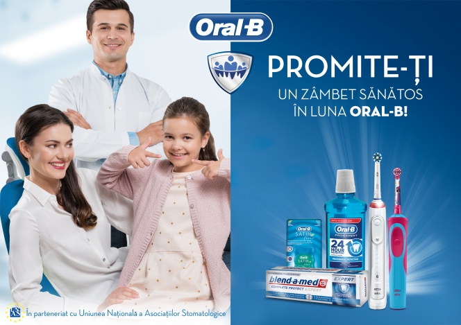 Consultații și detratraje gratuite în peste 40 de clinici stomatologice în luna Oral-B