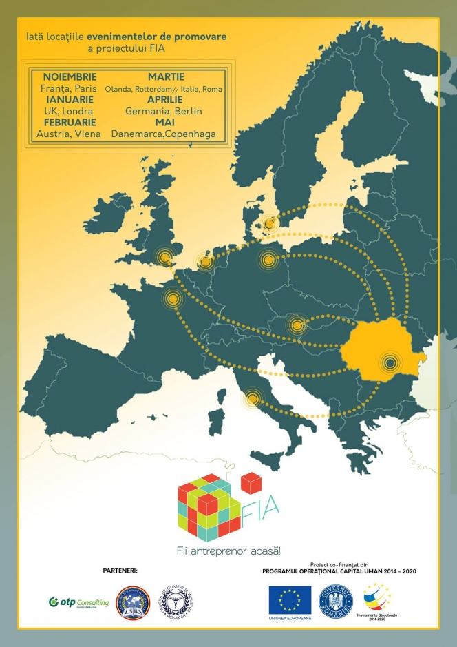 OTP, LSRS și CCIR lansează proiectul FIA // Fii antreprenor acasă!