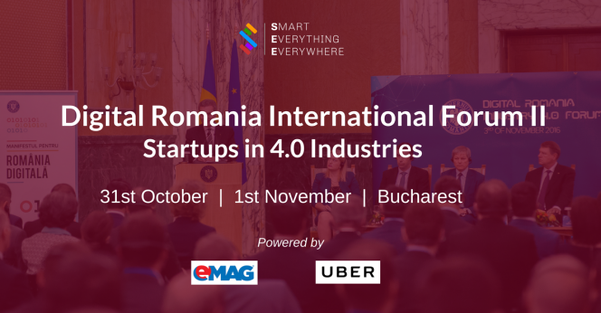 Două programe ale Comisiei Europene vor fi prezentate în premieră la Digital Romania International Forum II // Startups in 4.0 Industries