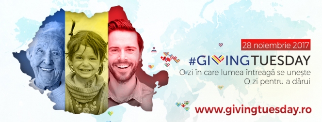 Giving Tuesday – o zi pentru a dărui se sărbătorește pe 28 noiembrie și în Romania