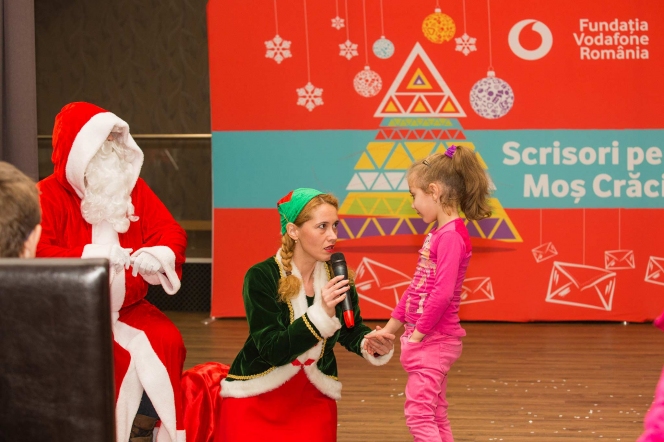 661 de copii defavorizați din regiunile de sud, nord și est ale țării vor primi cadourile pe care i le-au cerut lui Moș Crăciun
