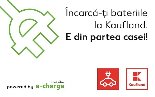 La Kaufland, încărcarea mașinilor electrice e din partea casei