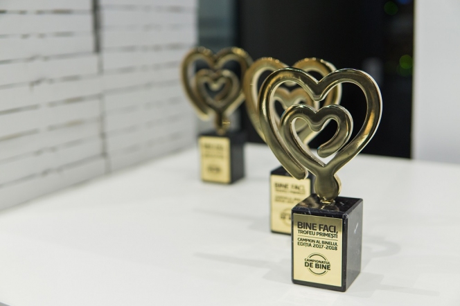 Câștigătorii Campionatului de Bine au fost premiați de Bursa Binelui
