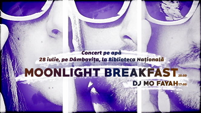 Moonlight Breakfast pe scena plutitoare a Dâmboviței