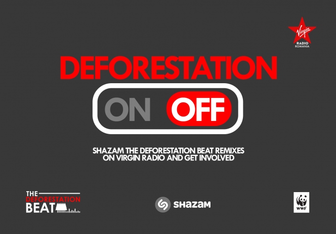 Virgin Radio și WWF România lansează The Deforestation Beat – un beat inclus in melodii celebre, care ne aminteste ca la fiecare 1.2 secunde un copac este taiat