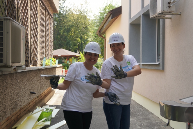 Centrul HOSPICE Casa Speranței din Brașov, reabilitat cu ajutorul voluntarilor ENGIE