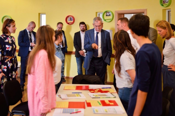 Președintele Austriei, Alexander Van der Bellen, a vizitat Organizația Umanitară CONCORDIA