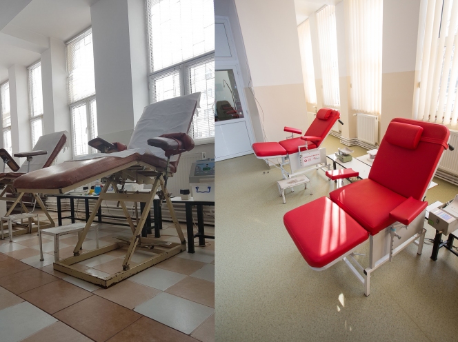 Centrul regional de transfuzie sangvină Craiova a fost modernizat prin programul „O șansă pentru viață”, sprijinit de Fundația Vodafone România
