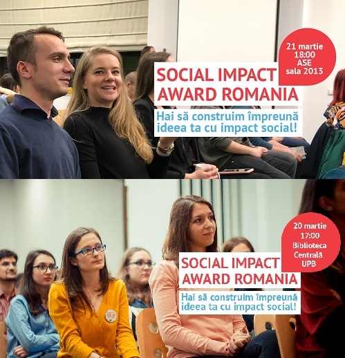 Social Impact Award, competiția cu premii pentru idei de afaceri sociale, vine în UPB și ASE