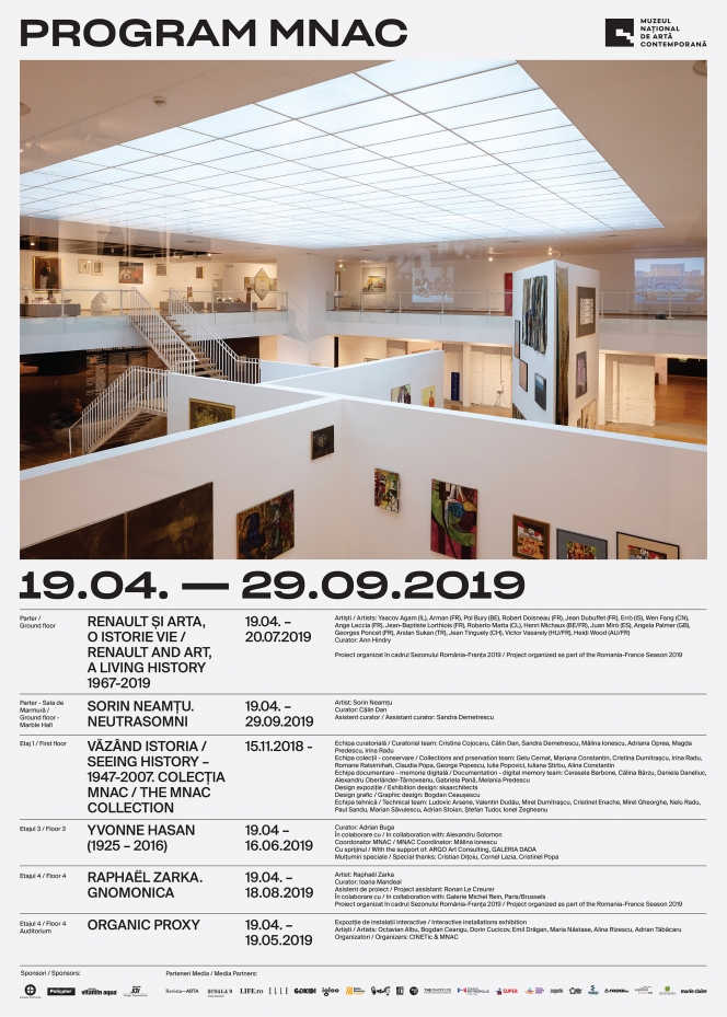 MUZEUL NAȚIONAL DE ARTĂ CONTEMPORANĂ lansează noul sezon expozițional | MNAC SPRING OPENING 2019