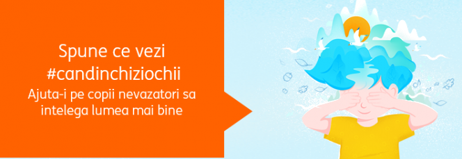 Gestul prin care poți ajuta copiii cu deficiențe de vedere să înțeleagă mai bine lumea. #candinchiziochii