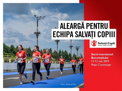 Salvați Copiii România aleargă la Semimaratonul București pentru mii de nou-născuți prematur