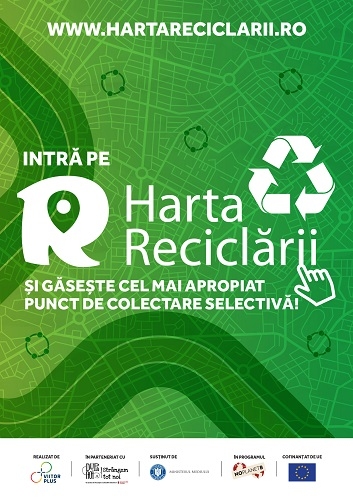 S-a lansat Harta Reciclării, o platformă interactivă și educativă pentru localizarea punctelor de colectare selectivă a deșeurilor reciclabile din România