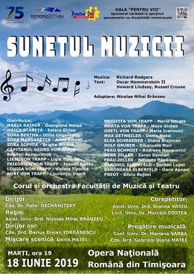 Spectacol Caritabil «Sunetul Muzicii» la Gala ”Pentru Voi” 2019