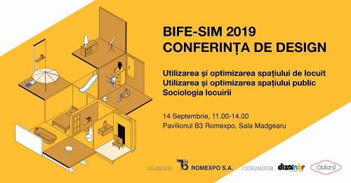 Conferința de design 2019 // Romexpo // 14 septembrie // Despre utilizarea și optimizarea spațiilor