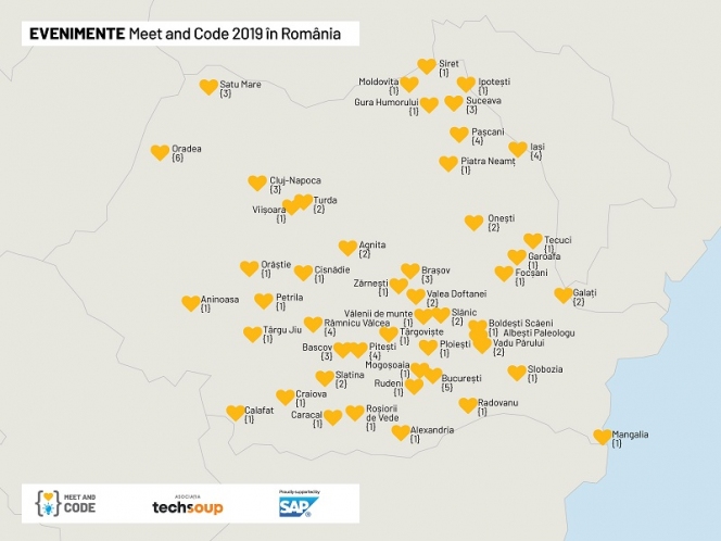 Meet and Code și-a ales proiectele câștigătoare în România