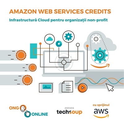 Un nou webinar în Școala Digitală pentru ONG-uri // Infrastructură cloud pentru organizații non-profit prin Amazon Web Services Credits