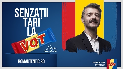 Batonul ROM își dedică ambalajul unei noi cauze – numele „ROM” este înlocuit cu „VOT”